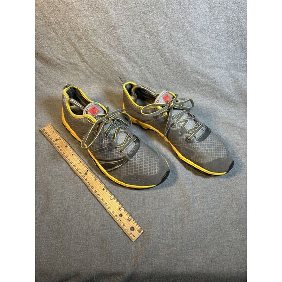 New Balance Minimus MT20BY2 Trail Running Shoes Mens 8 Grey Yellow Athletic - Picture 2 of 7